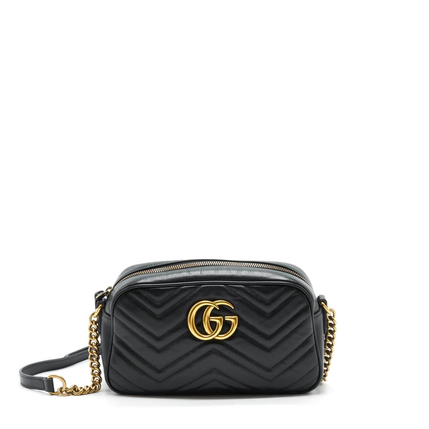 Gucci GG Marmont Matelasse Shoulder Bag Black
