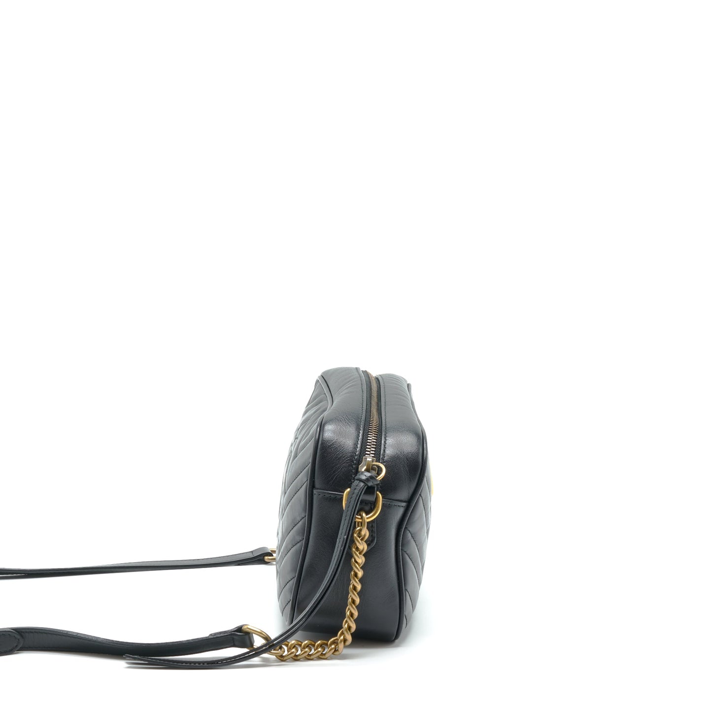 Gucci GG Marmont Matelasse Shoulder Bag Black