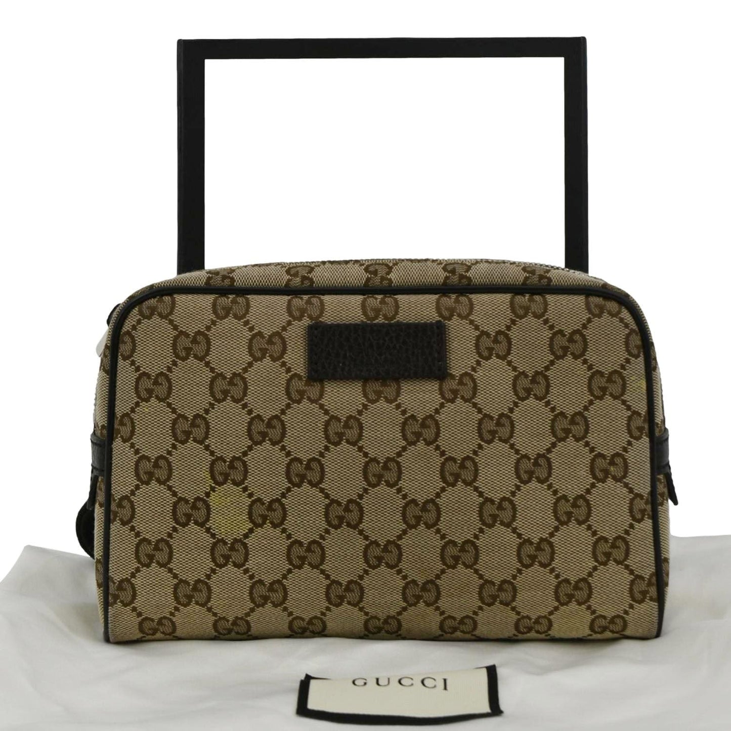 GUCCI GG Monogram Canvas Belt Bag Beige 449174