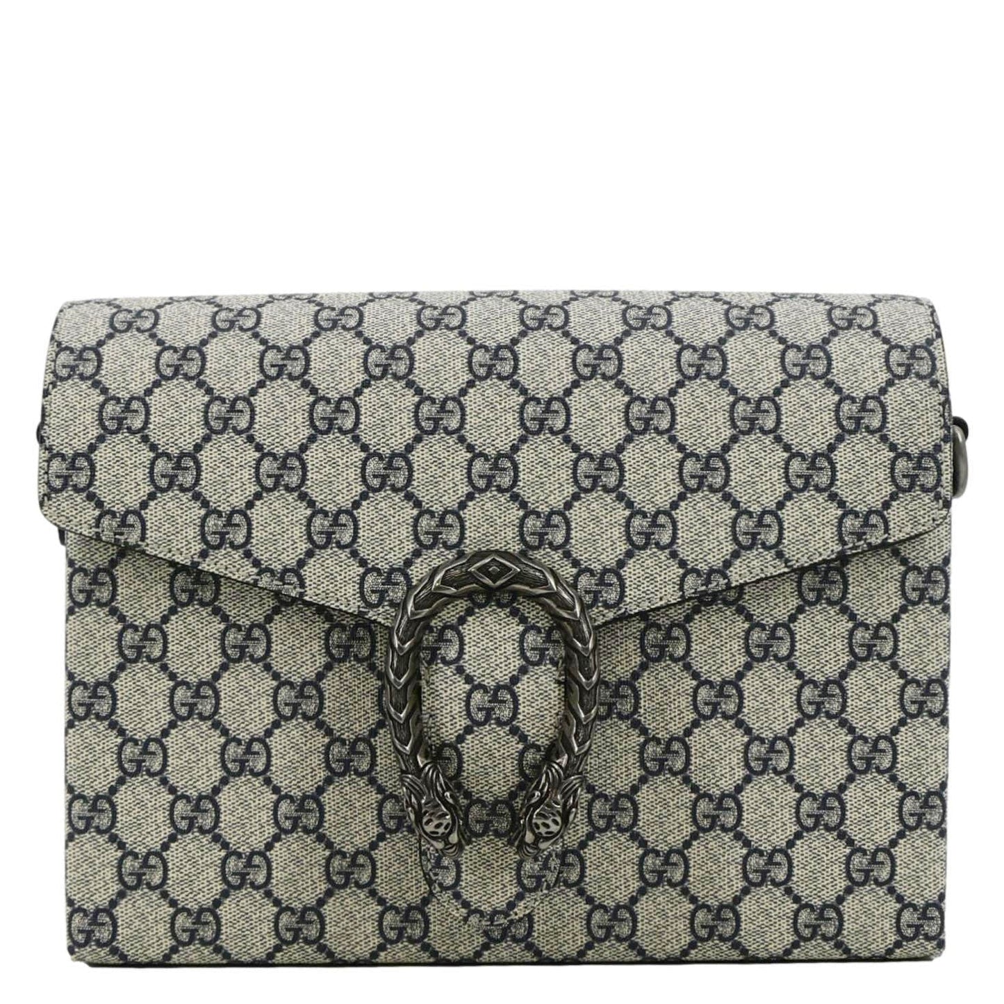 GUCCI Dionysus GG Supreme Canvas Crossbody Bag Navy Blue 725548