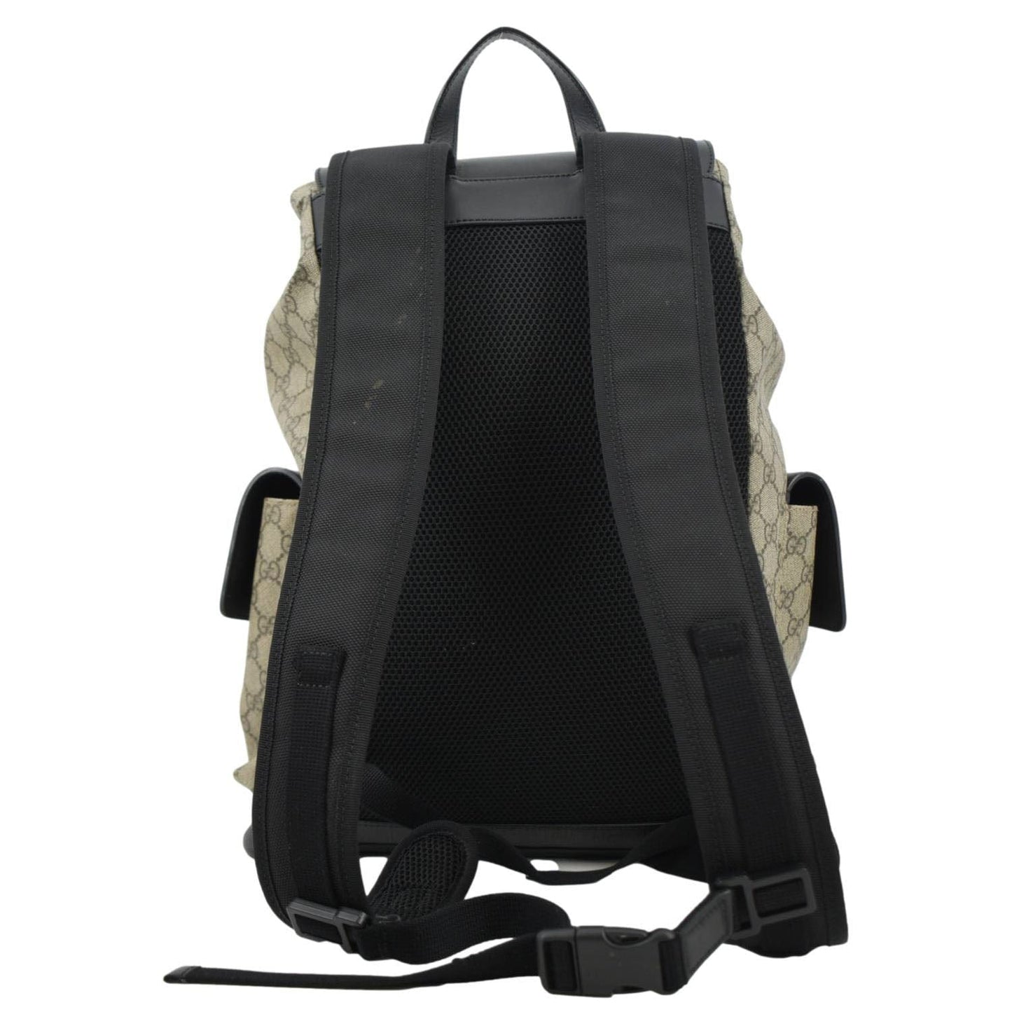 GUCCI Soft GG Supreme Canvas Backpack Bag Beige