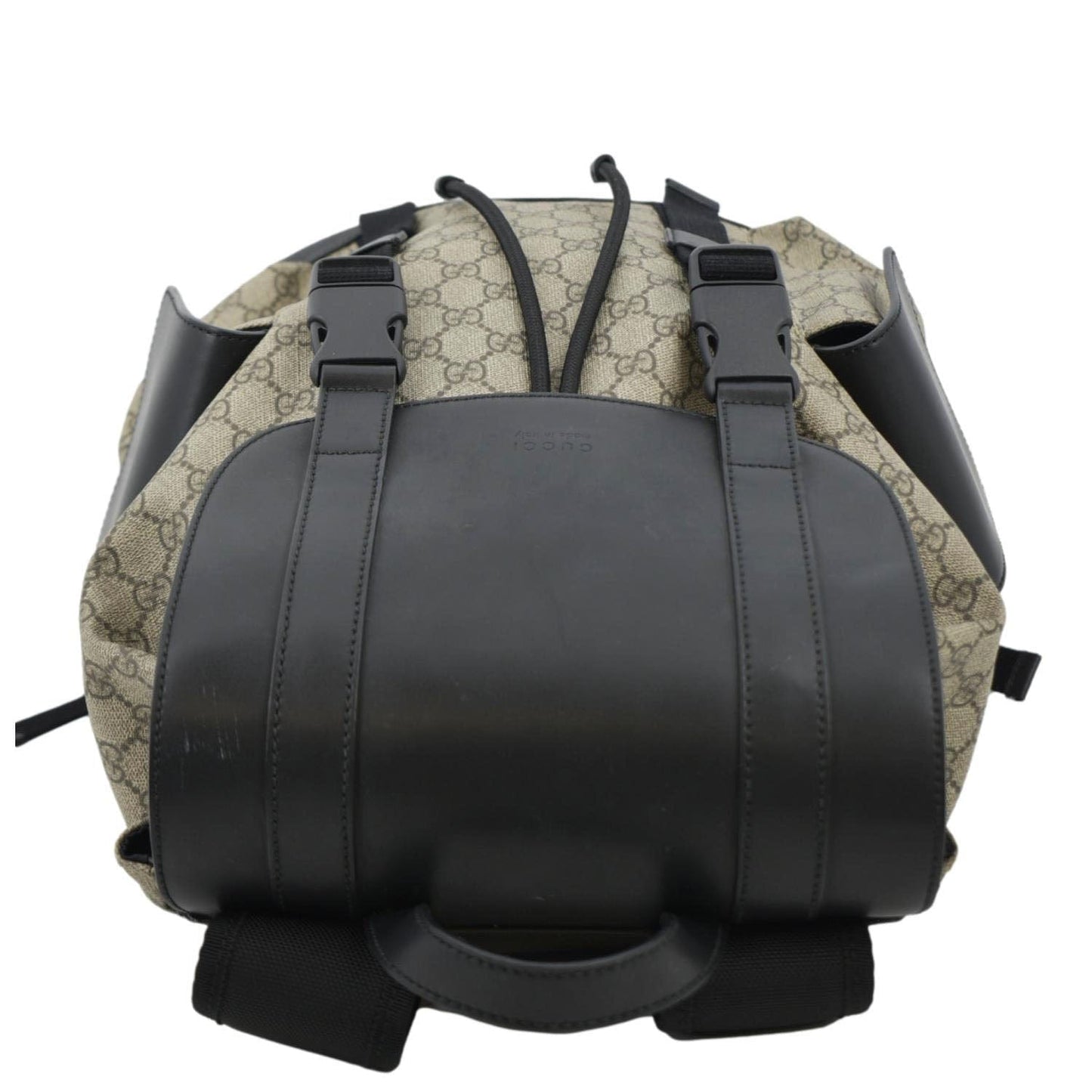 GUCCI Soft GG Supreme Canvas Backpack Bag Beige