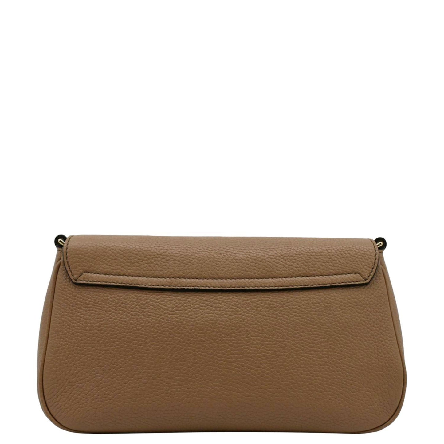 GUCCI Soho GG Flap Leather Chain Crossbody Bag Rose Beige 536224