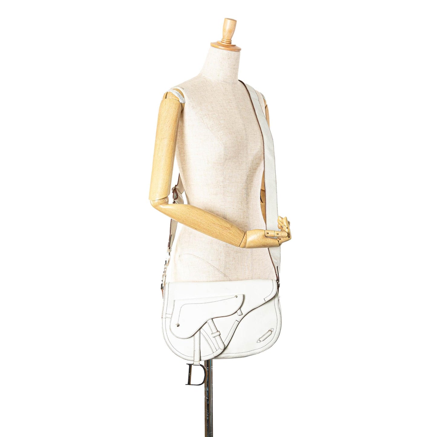 Dior Calfskin Double Saddle Crossbody