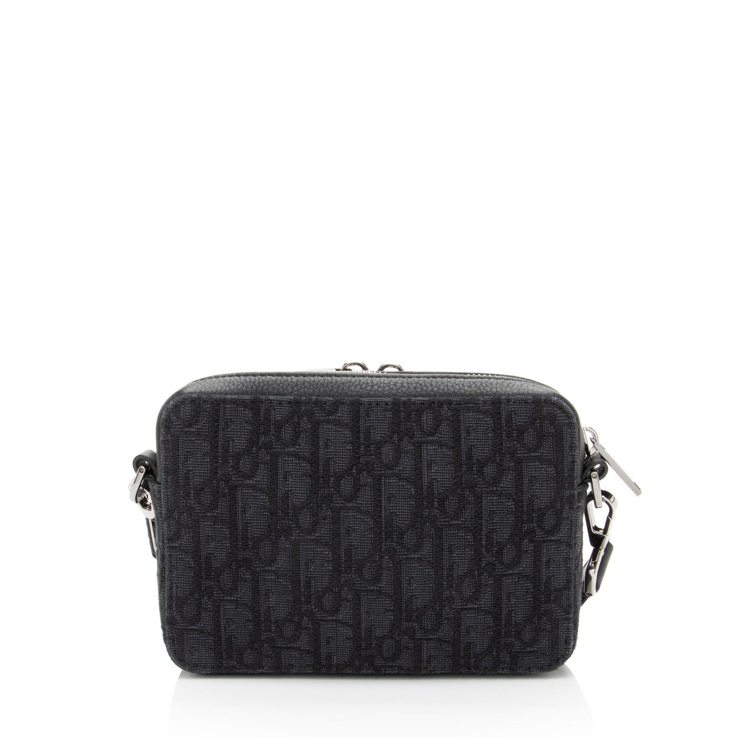 Dior Oblique Double Zipped Pouch Crossbody