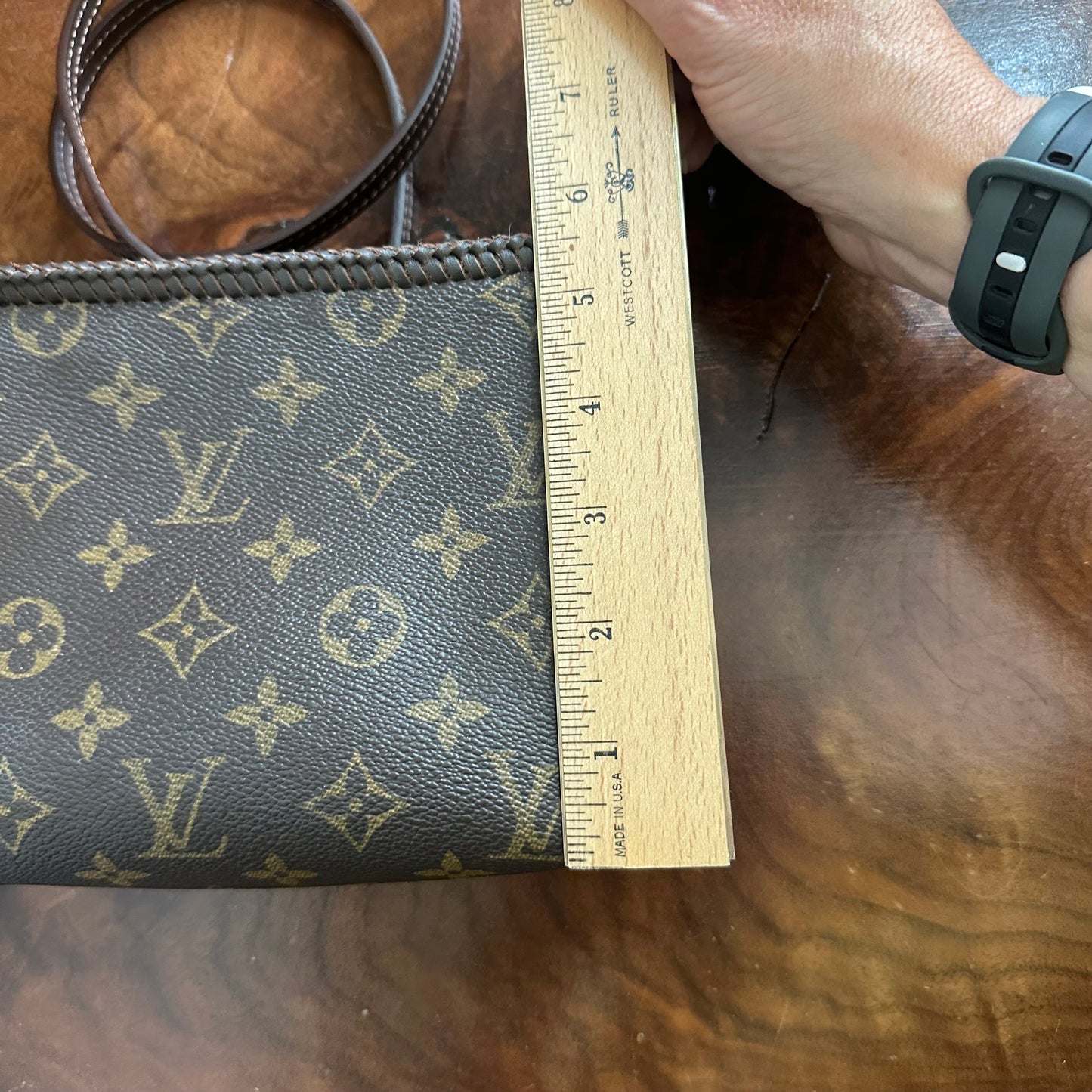 The Cygnet Crossbody -Orvis bags Monogram in Chocolate