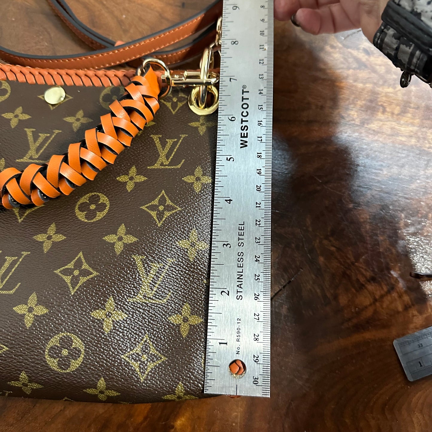 The Swan Crossbody -Orvis bags LV Monogram in Whiskey