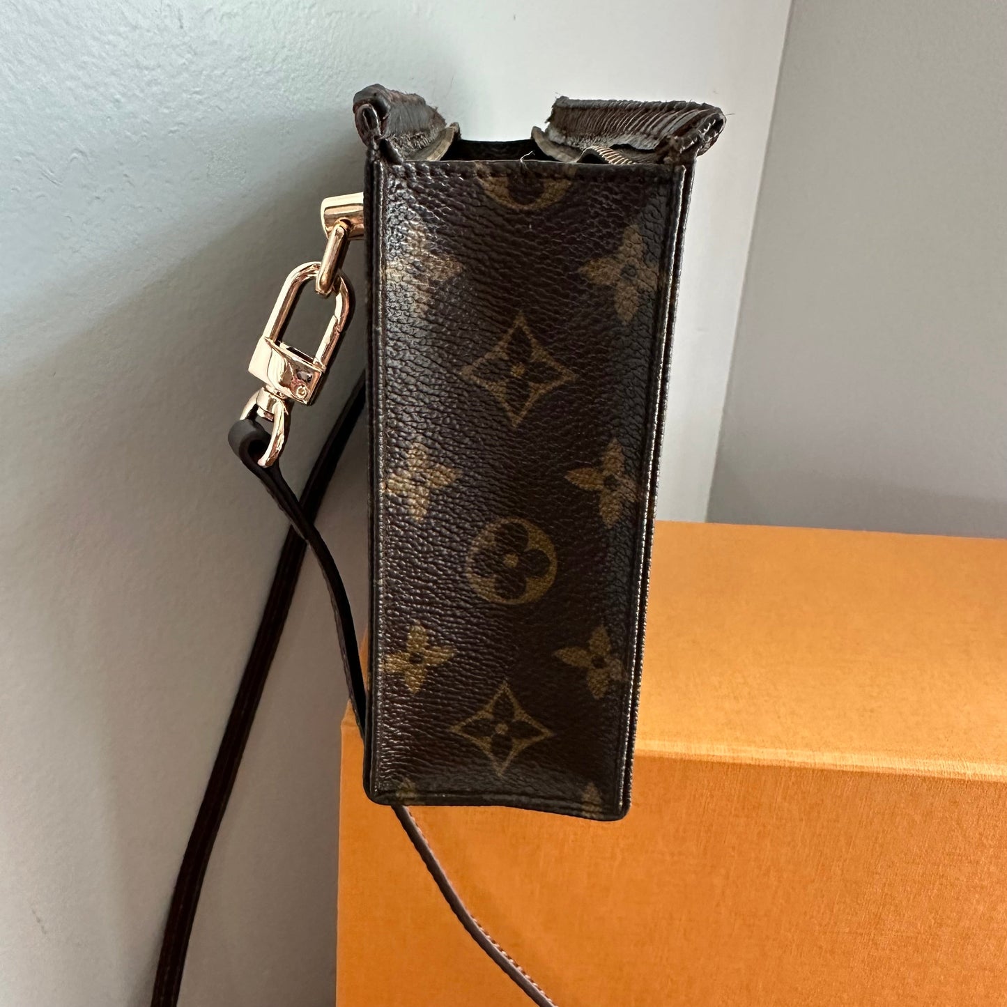 The Cygnet Crossbody -Orvis bags Monogram in Chocolate