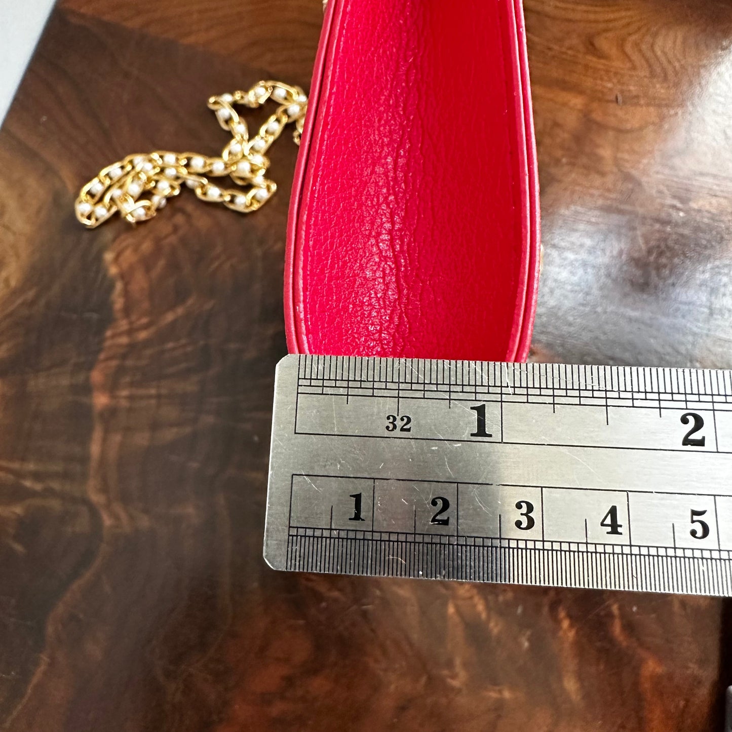 The Junco Crossbody Bag - Christmas Red in Embossed Dior
