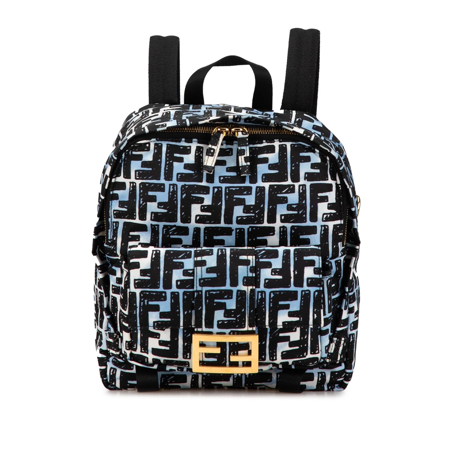 Fendi Joshua Vides Small Nylon Baguette Backpack