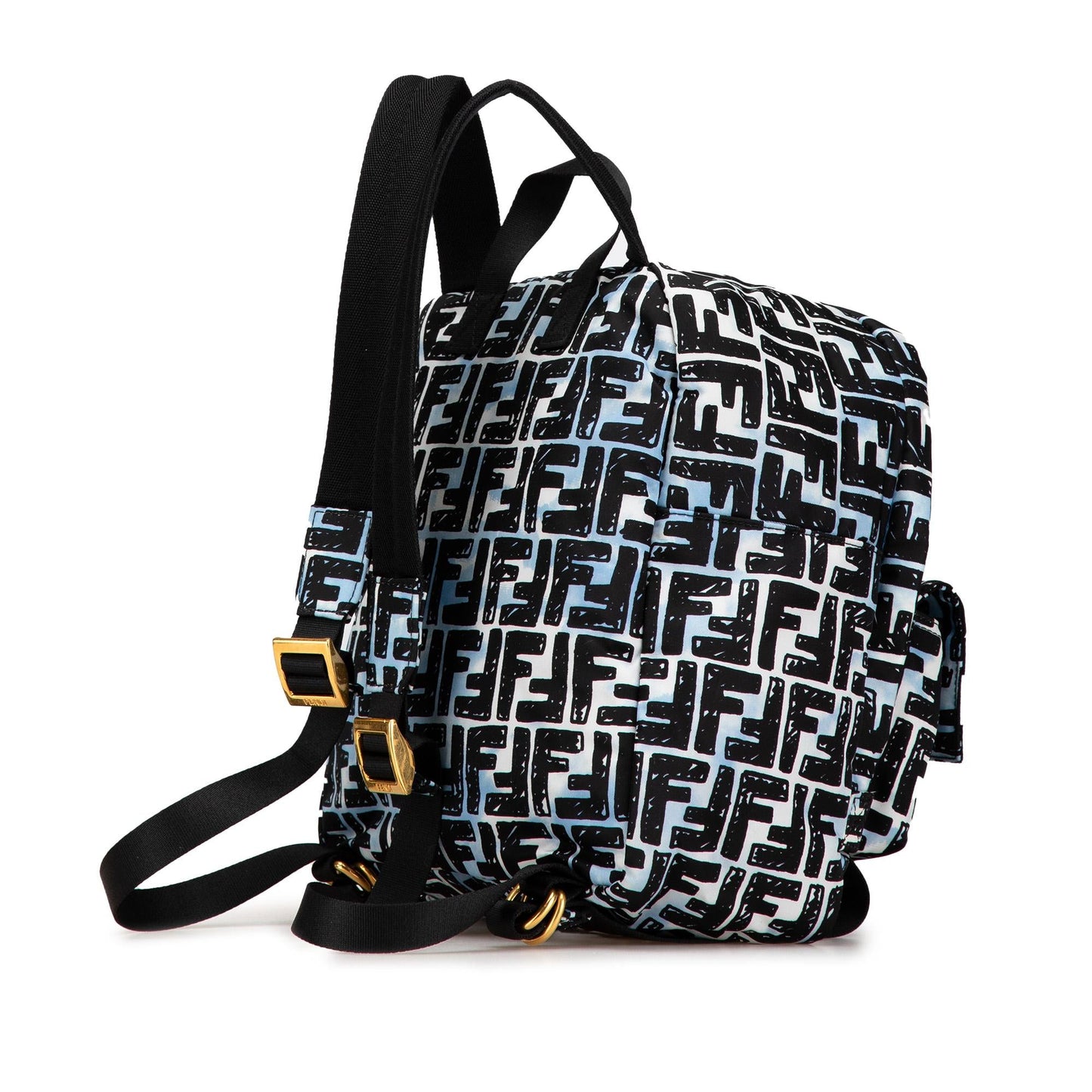 Fendi Joshua Vides Small Nylon Baguette Backpack
