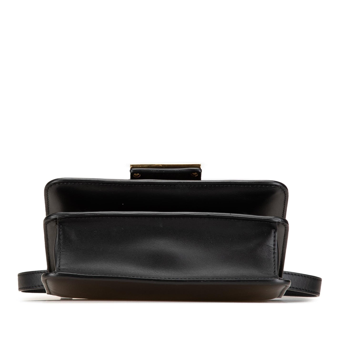 Fendi Leather Crystal Fab Crossbody