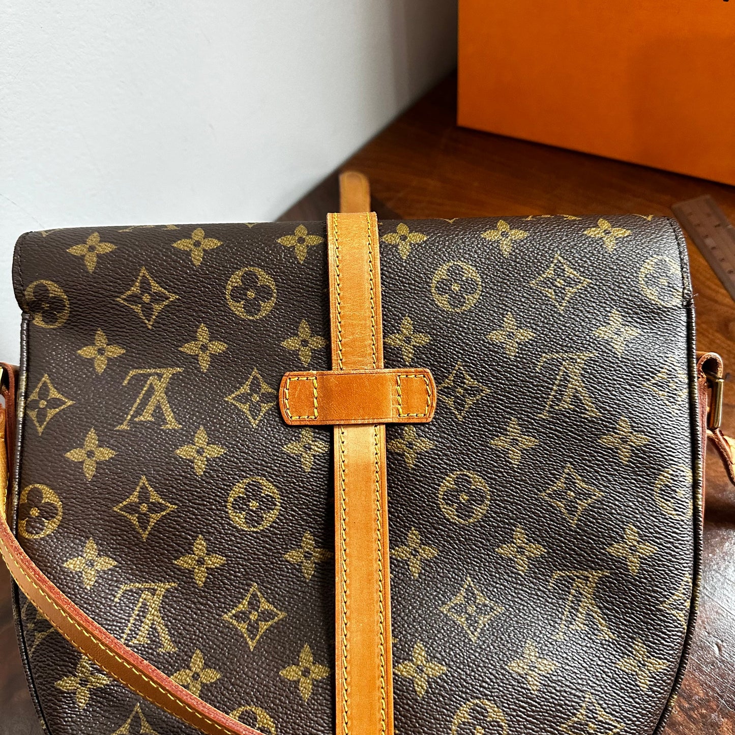 The Dove Crossbody -Orvis bags LV Monogram in Vachetta