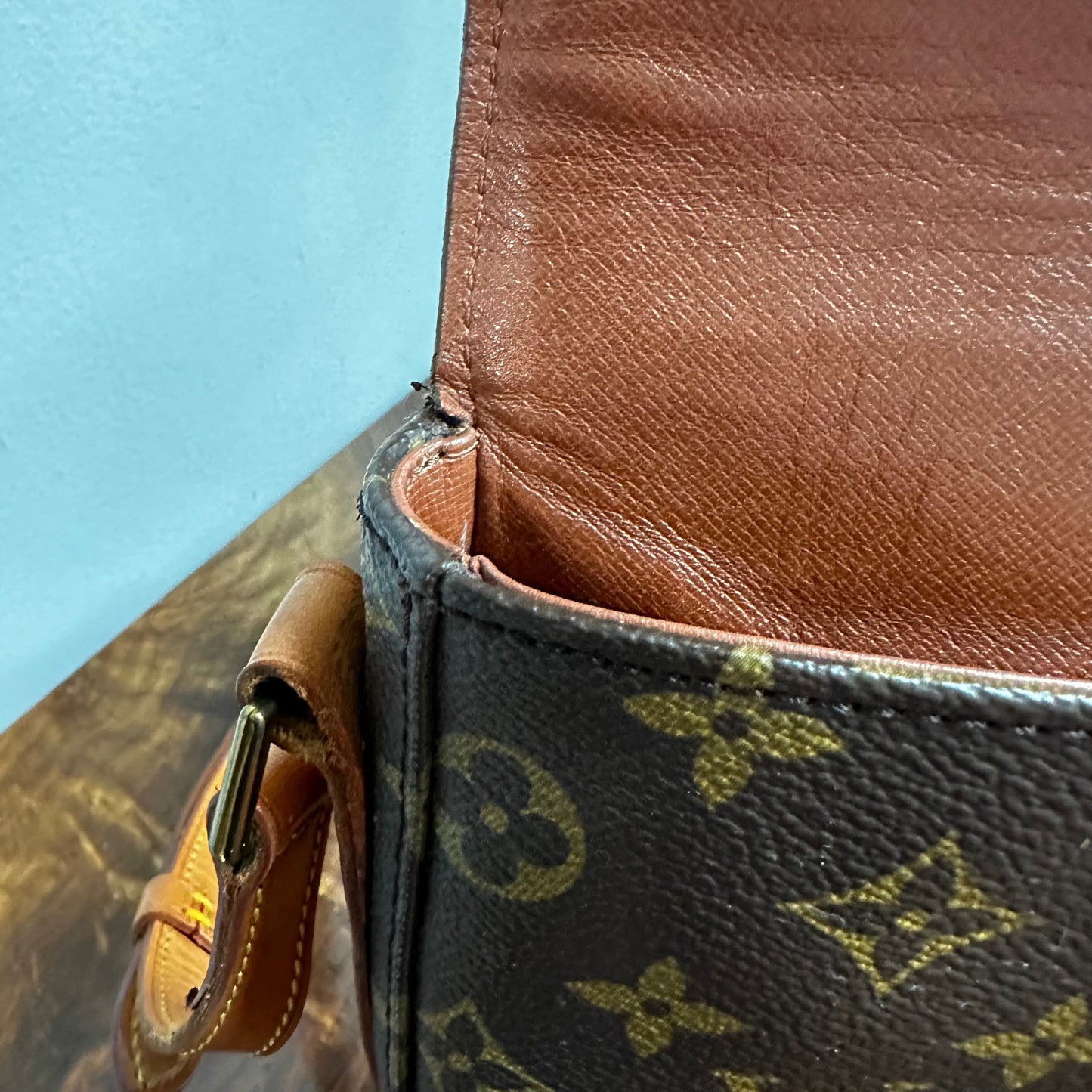 The Dove Crossbody -Orvis bags LV Monogram in Vachetta