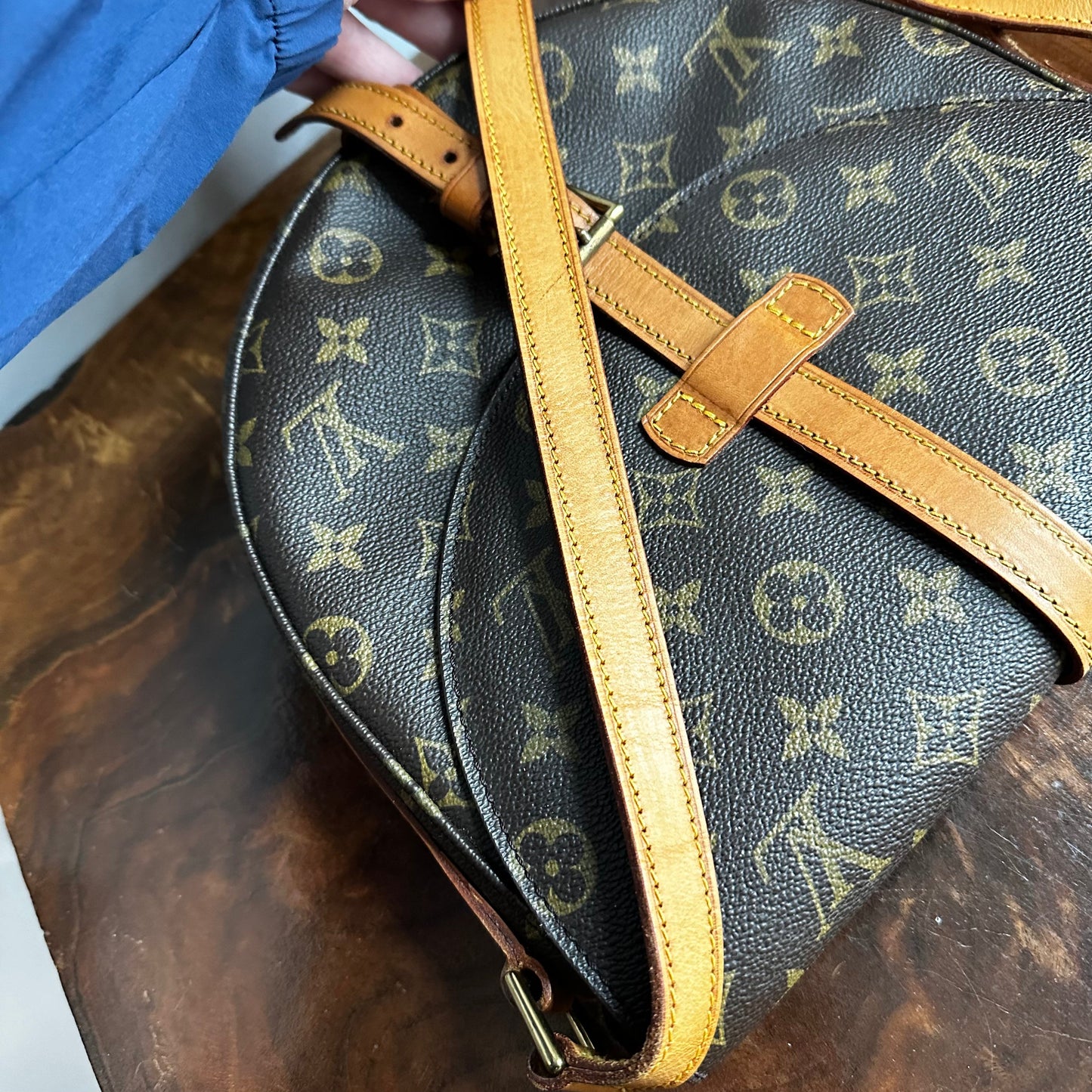 The Dove Crossbody -Orvis bags LV Monogram in Vachetta
