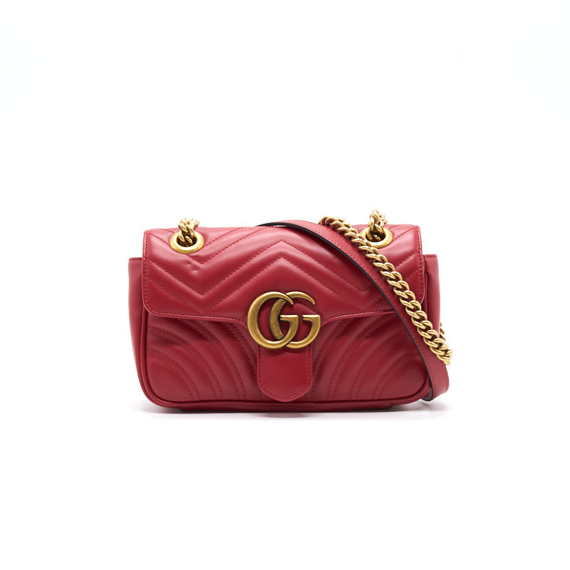Gucci GG Marmont Mini Bag red