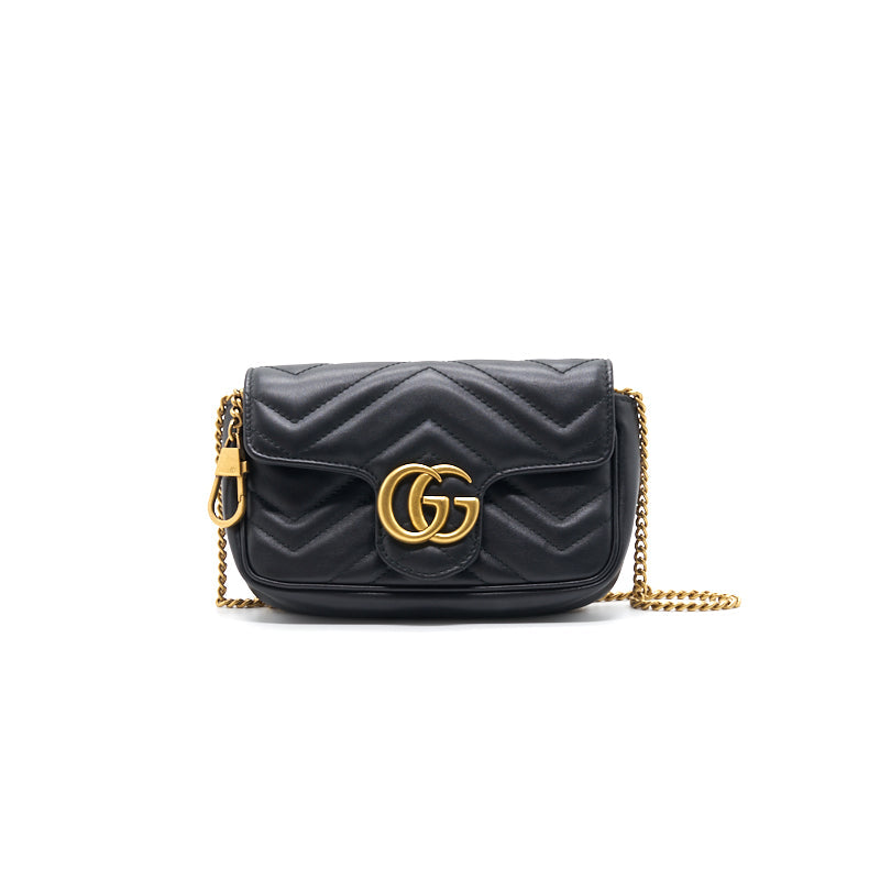 Gucci GG Marmont Matelass� Leather Super Mini Bag