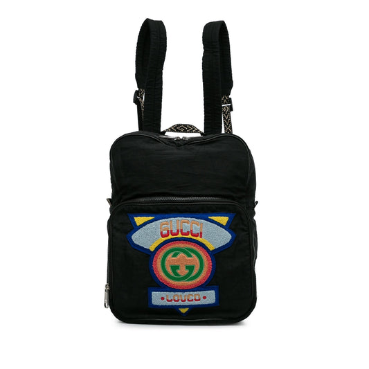 Gucci 80's Patch Backpack (SHG-uAJOdY)