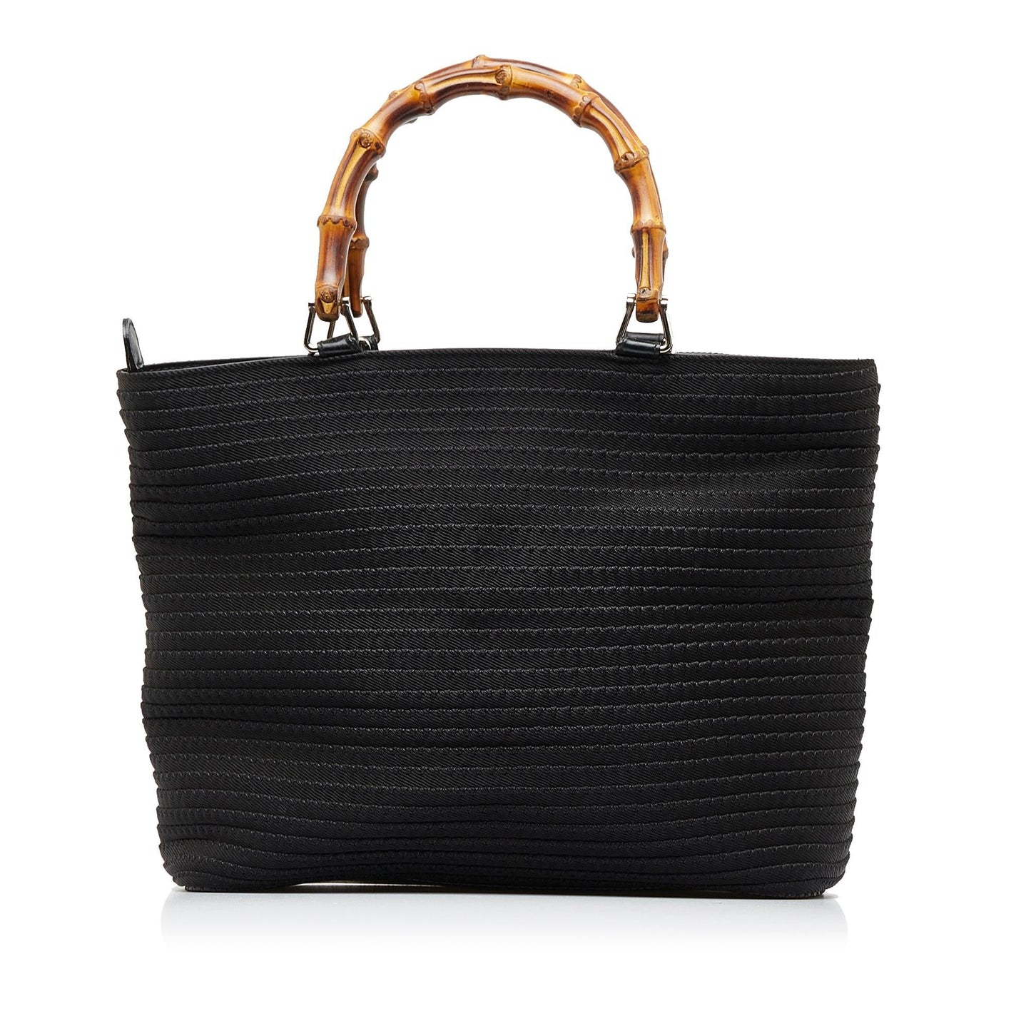 Gucci Bamboo Canvas Satchel (SHG-FgYljs)