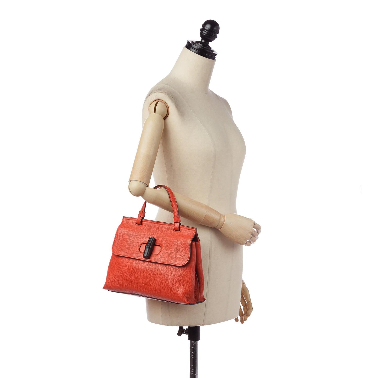 Gucci Bamboo Daily Leather Satchel (SHG-MoDutB)