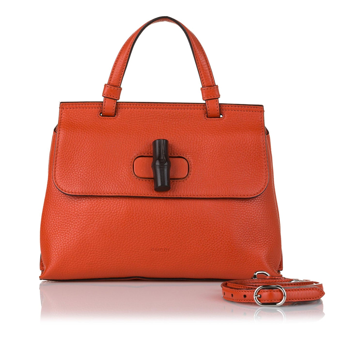 Gucci Bamboo Daily Leather Satchel (SHG-MoDutB)