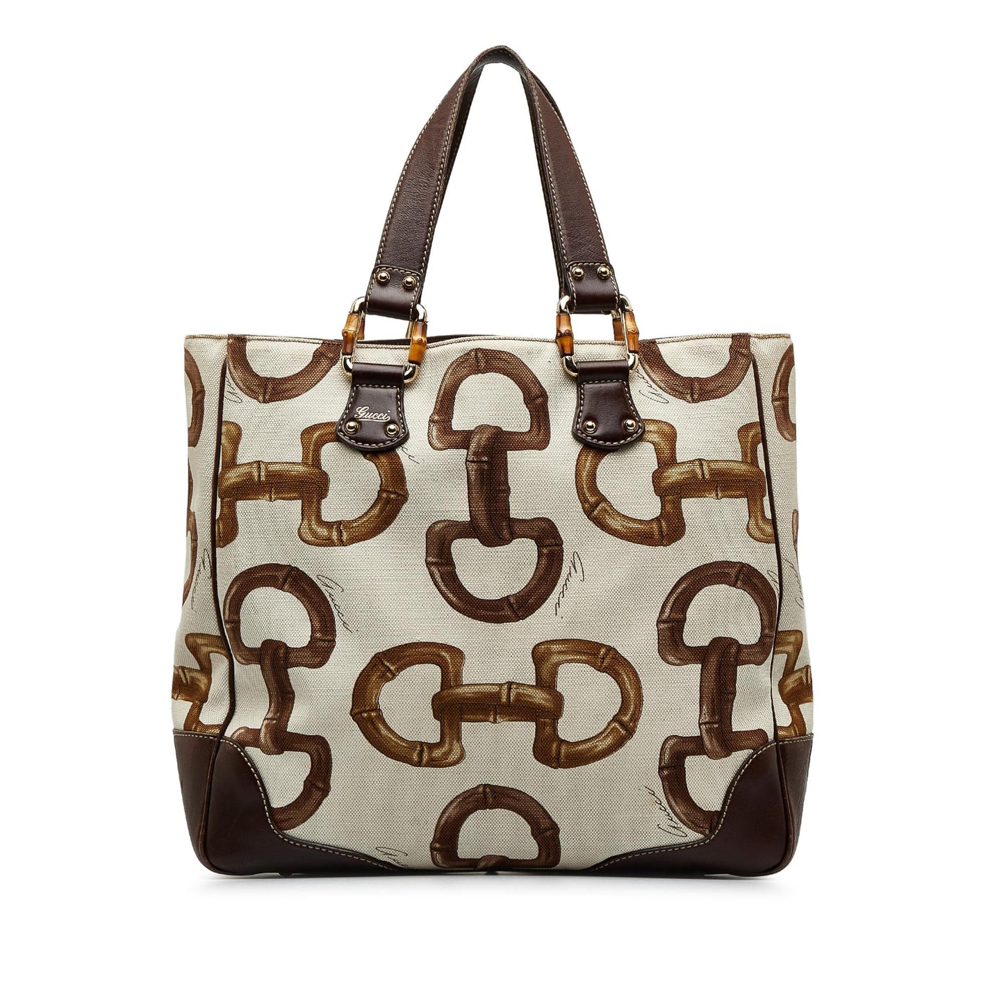 Gucci Bamboo Horsebit Tote (SHG-S7HTdu)