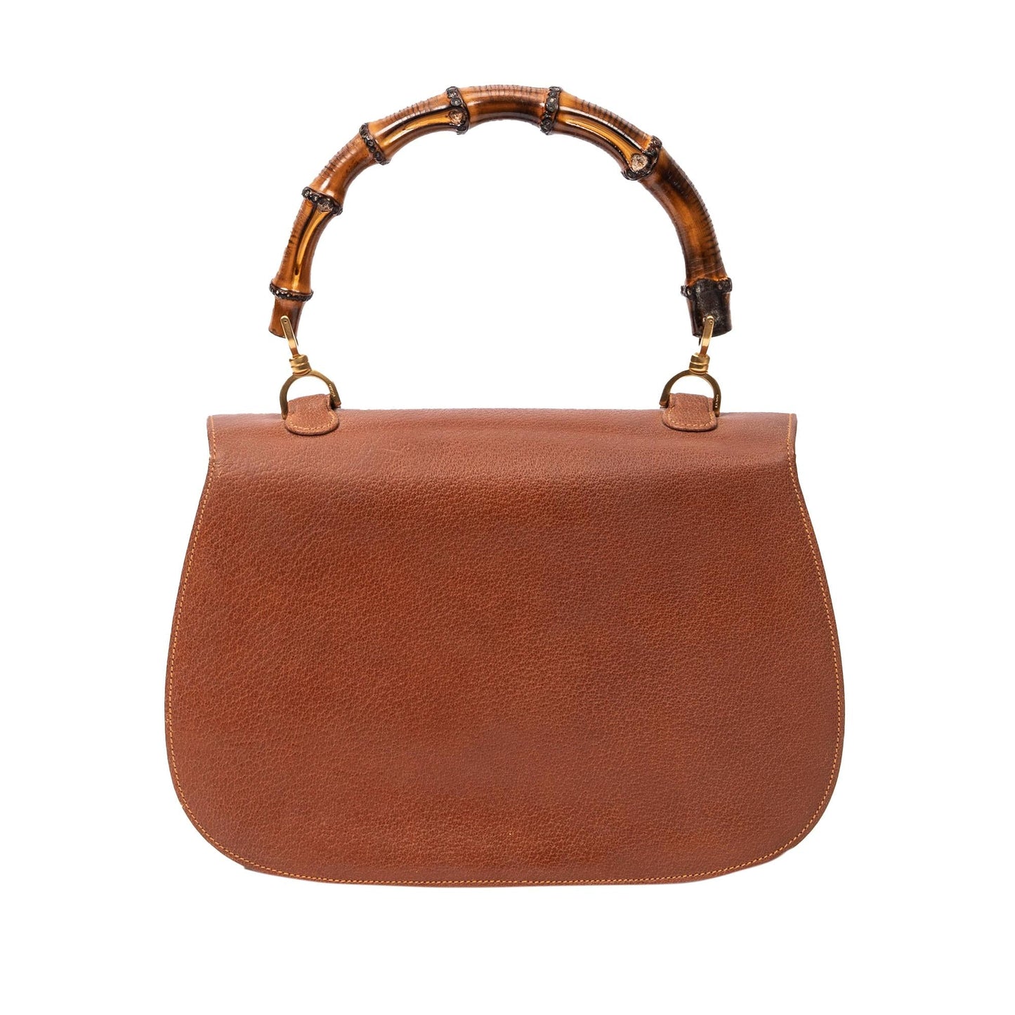 Gucci Bamboo Night Leather Satchel (SHG-3sJex1)
