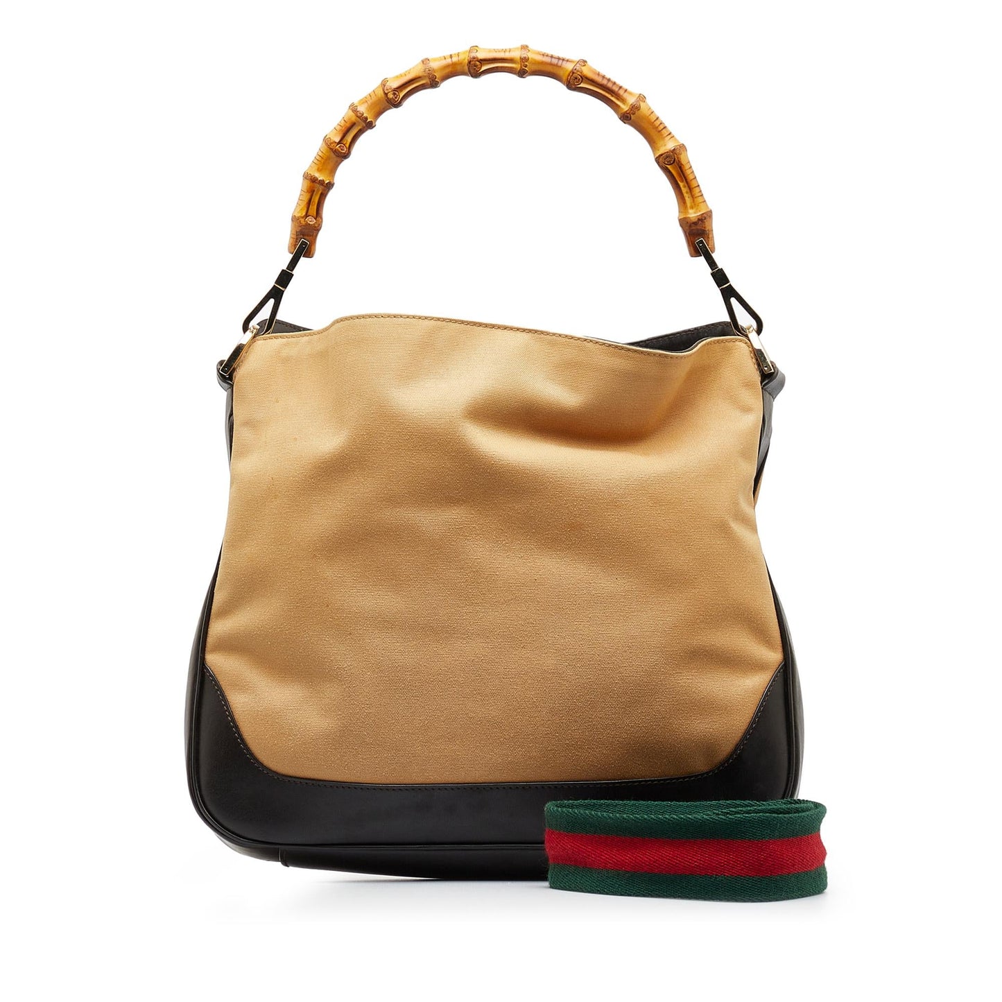 Gucci Bamboo Web Satchel (SHG-67Artc)