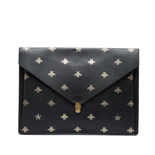 Gucci Bee Star Envelope Portfolio (SHG-QDLUYm)