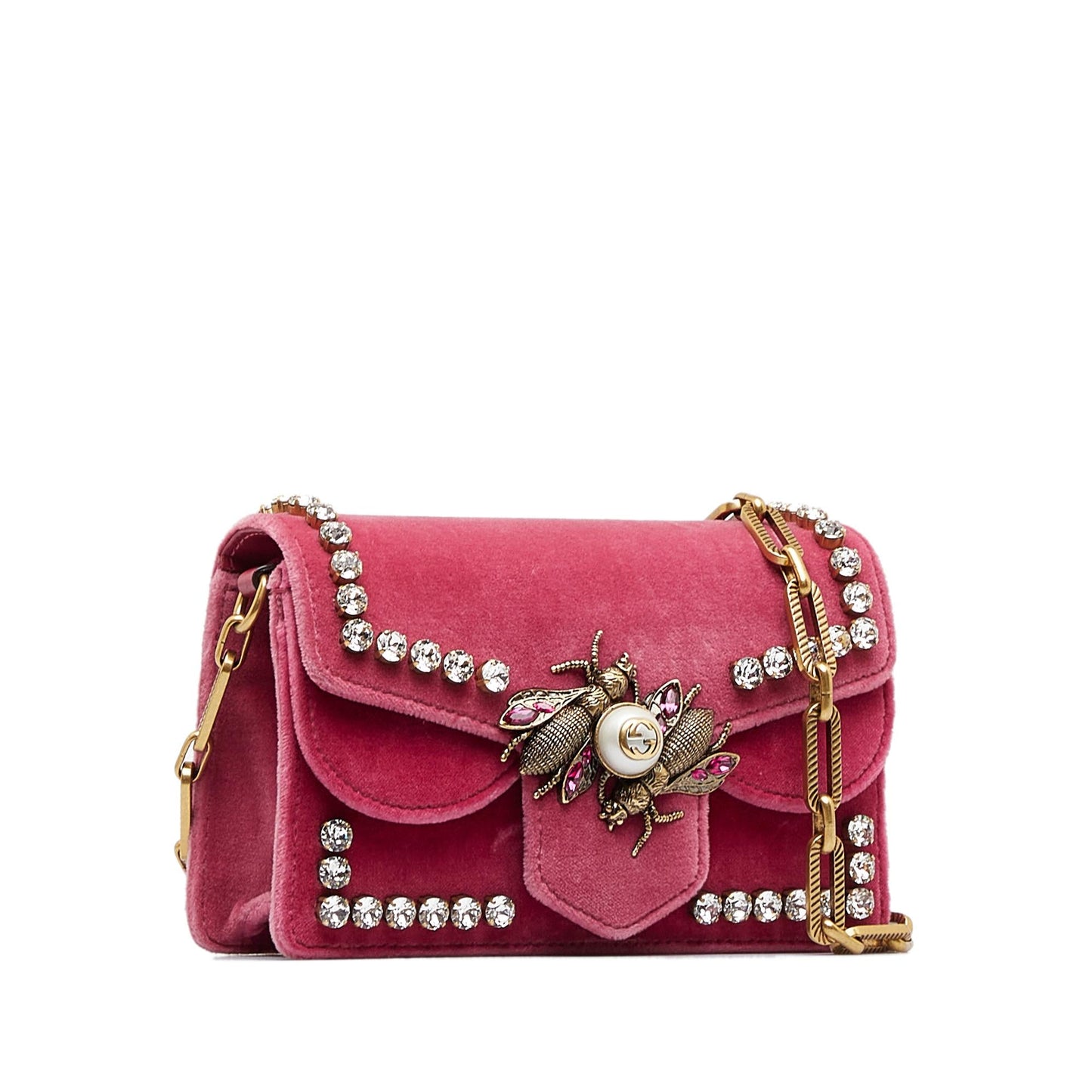 Gucci Broadway Velvet Crossbody Bag (SHG-VjDGrg)