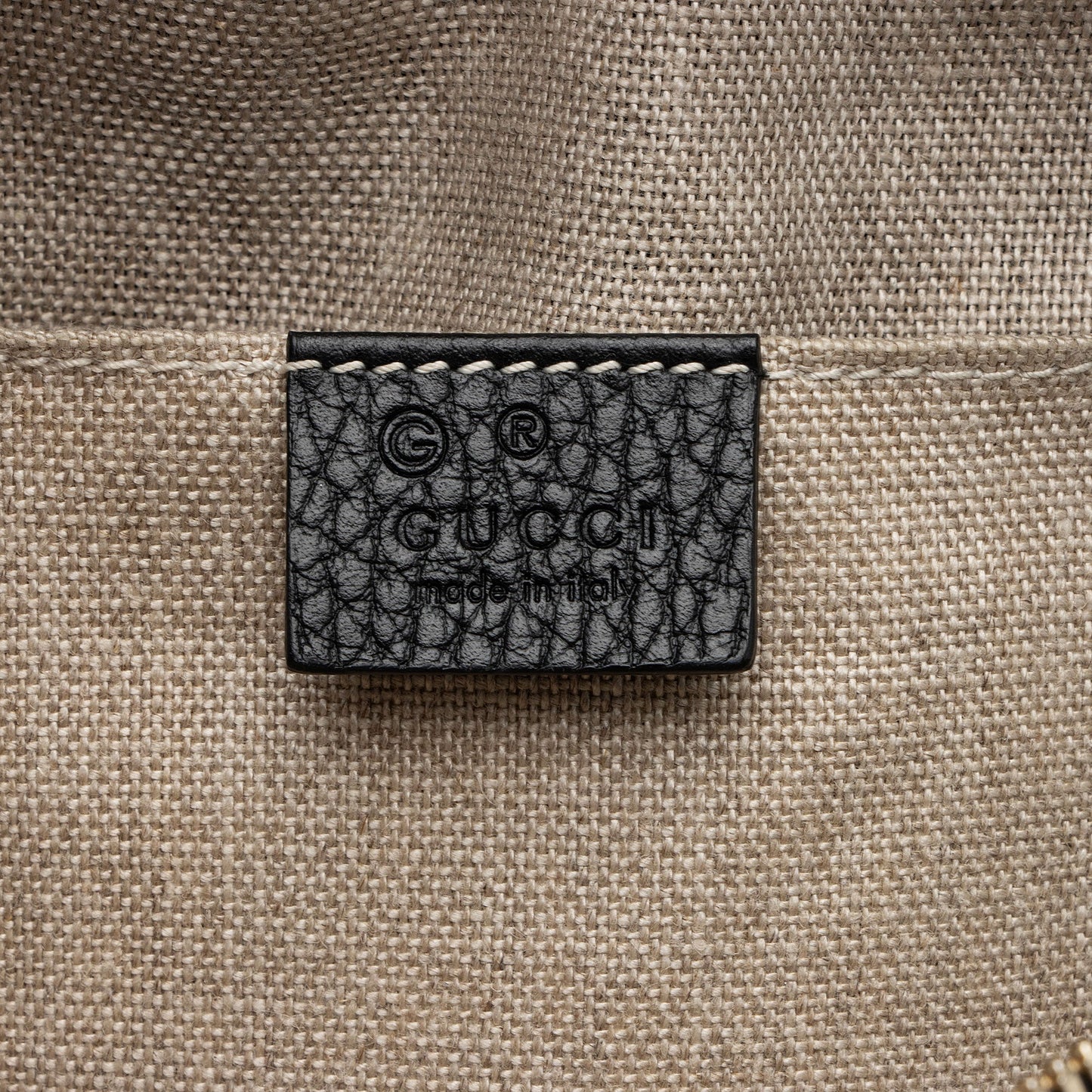 Gucci Leather GG Charm Dome Small Satchel