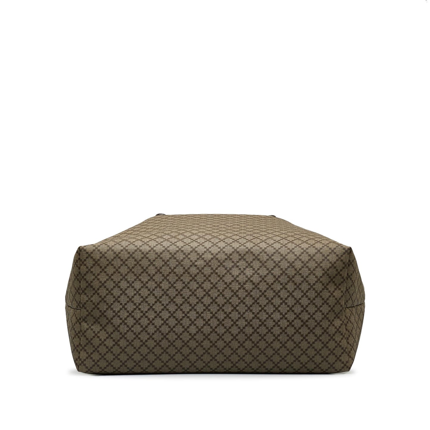 Gucci Canvas Diamante Tote (SHG-GAcx74)