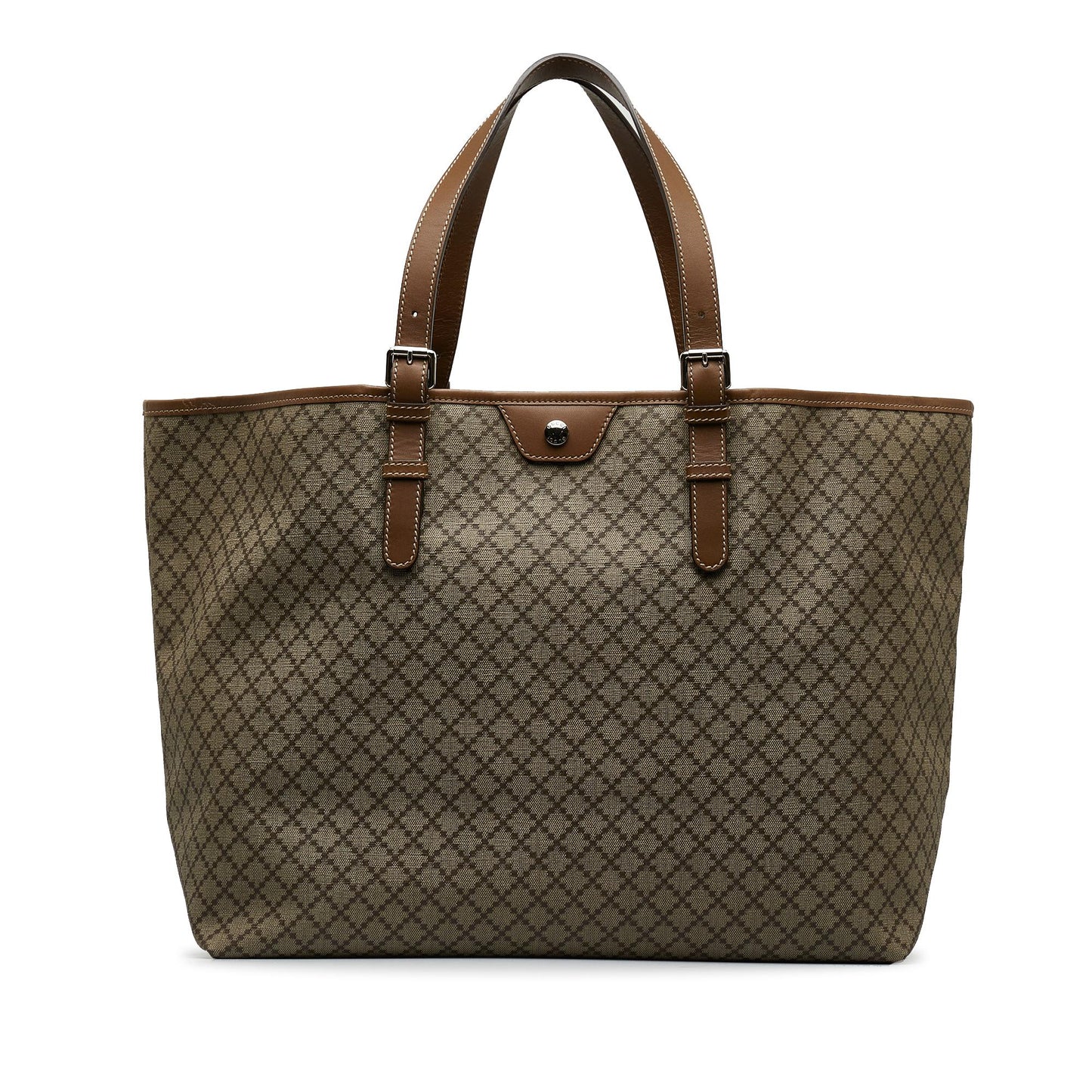 Gucci Canvas Diamante Tote (SHG-GAcx74)