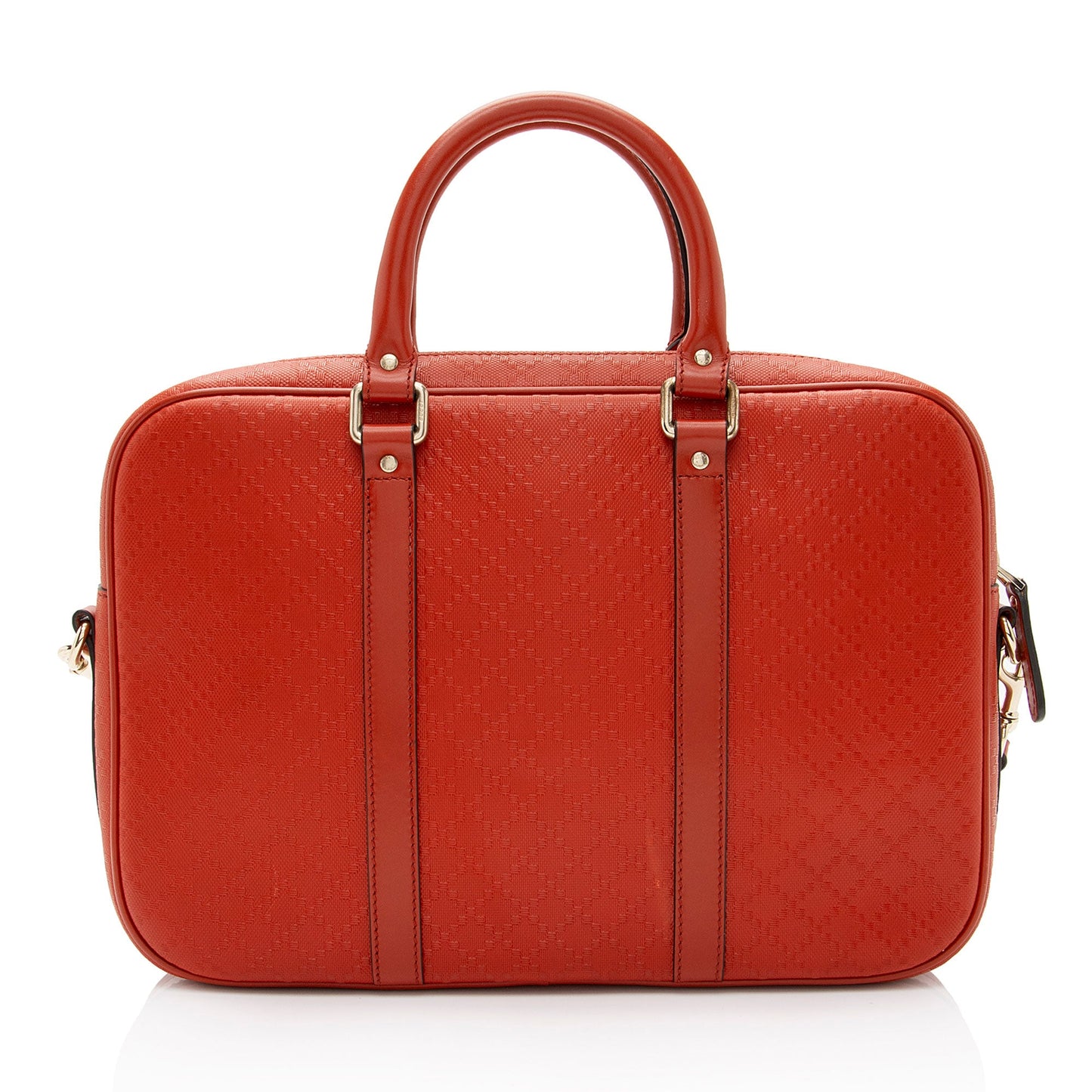 Gucci Diamante Leather Briefcase (SHF-taS7PA)