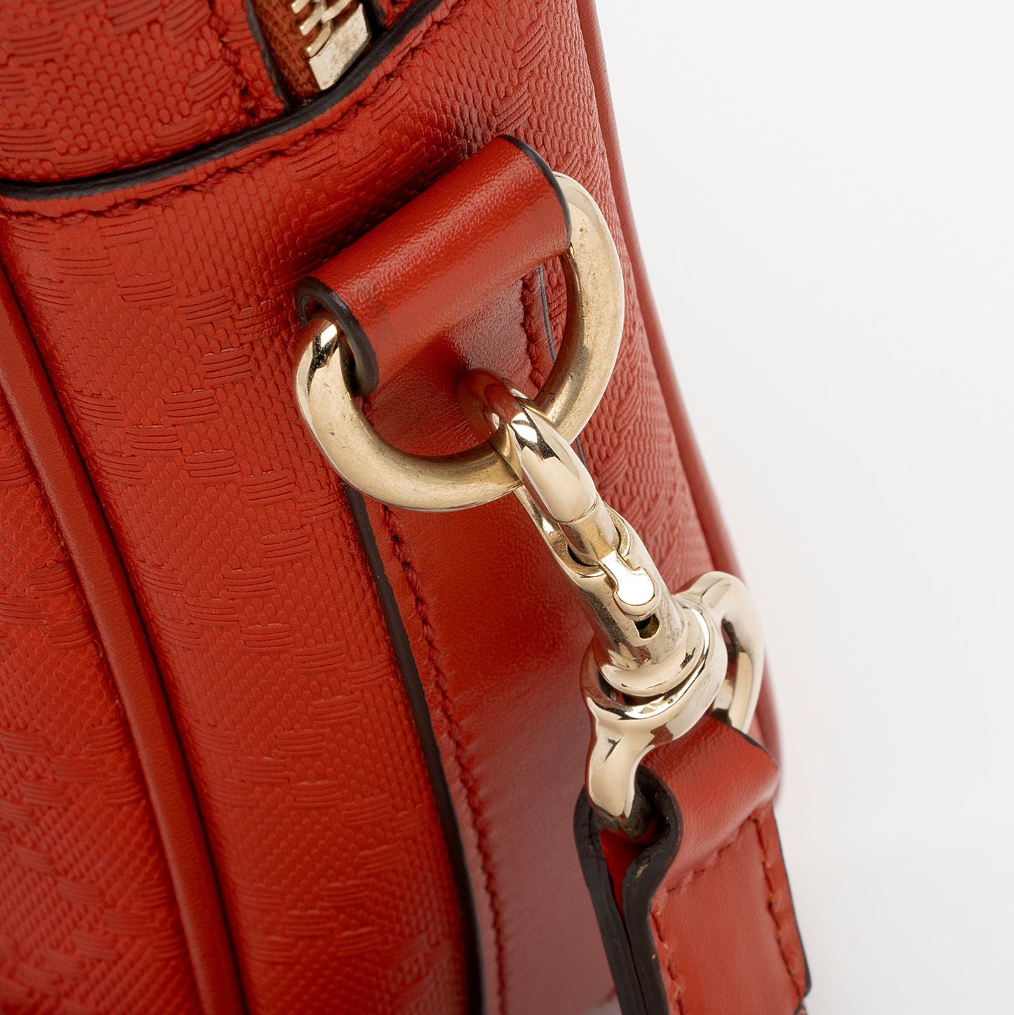 Gucci Diamante Leather Briefcase (SHF-taS7PA)