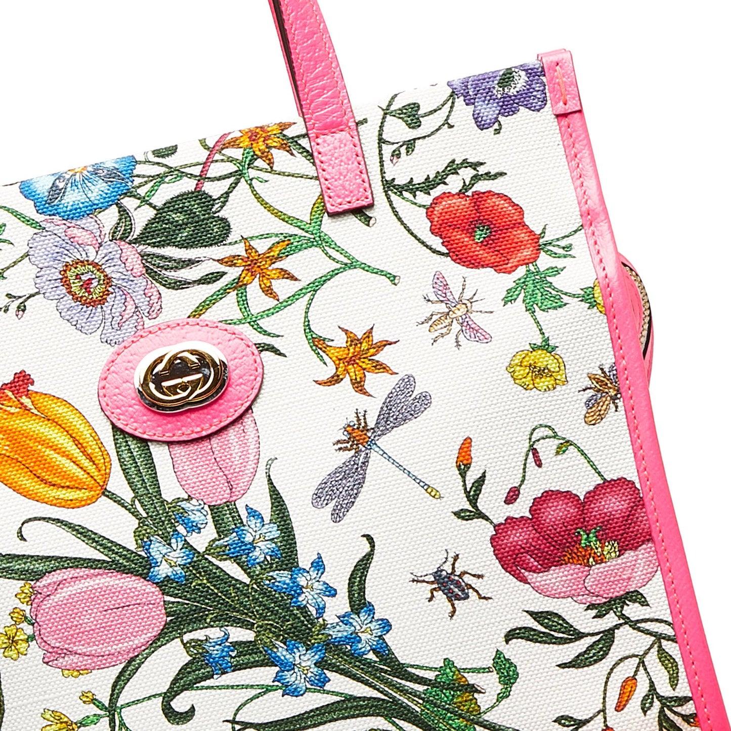 Gucci Flora Satchel (SHG-ICWz4l)