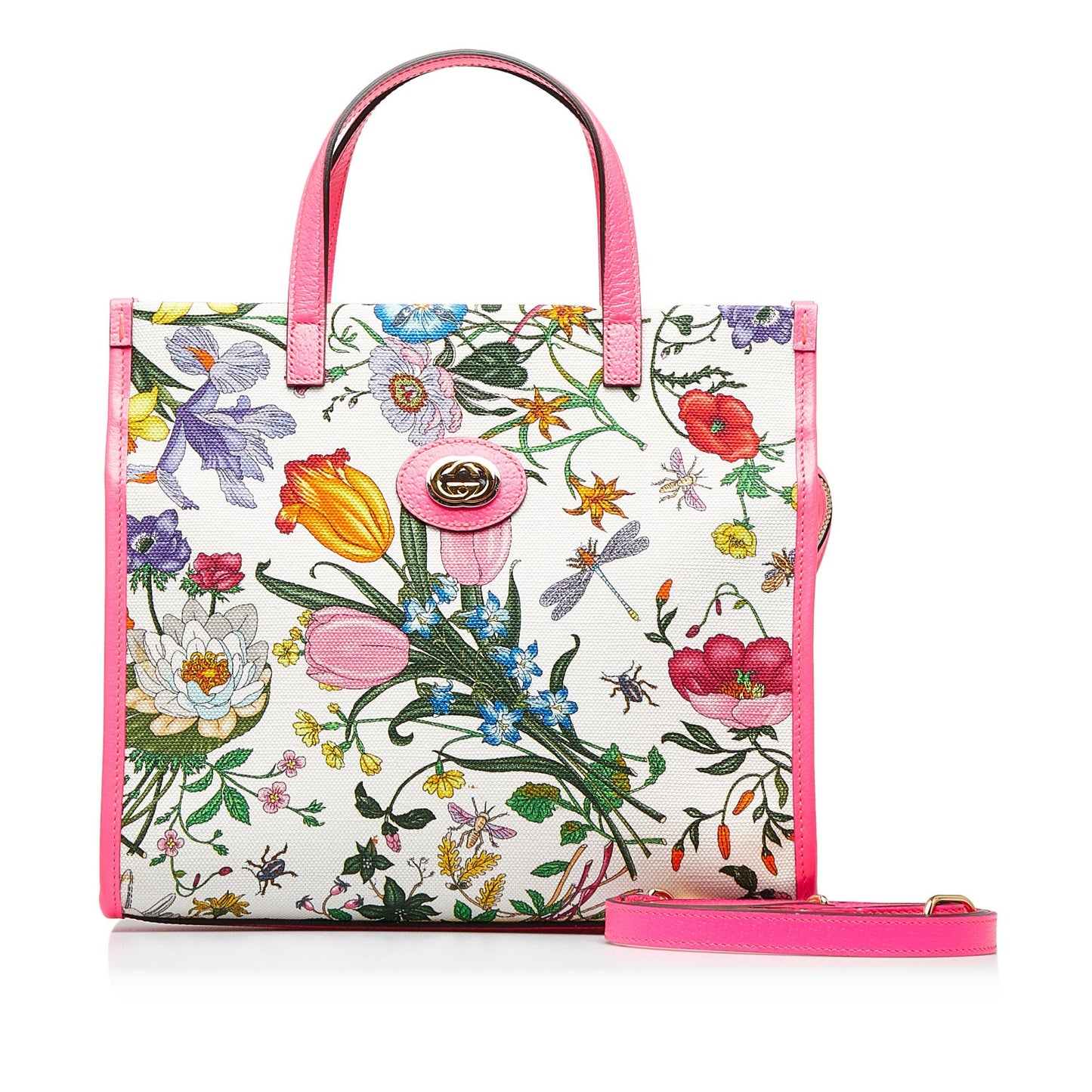 Gucci Flora Satchel (SHG-ICWz4l)