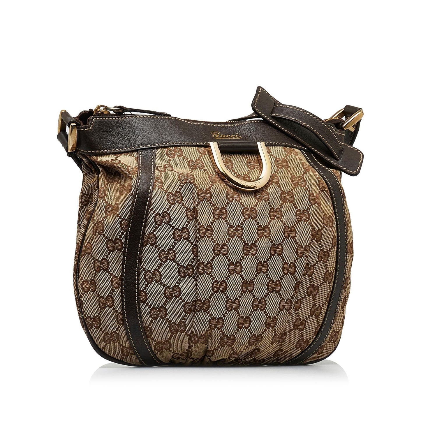 Gucci GG Canvas Abbey D-Ring Crossbody Bag (SHG-ThMn65)