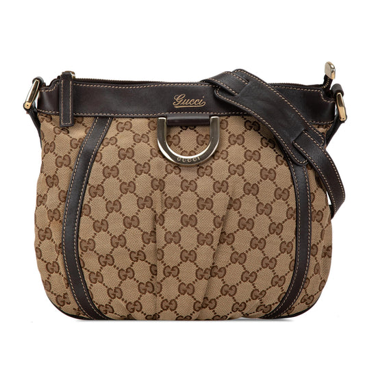 Gucci GG Canvas Abbey D Ring Crossbody (SHG-iCzpXw)