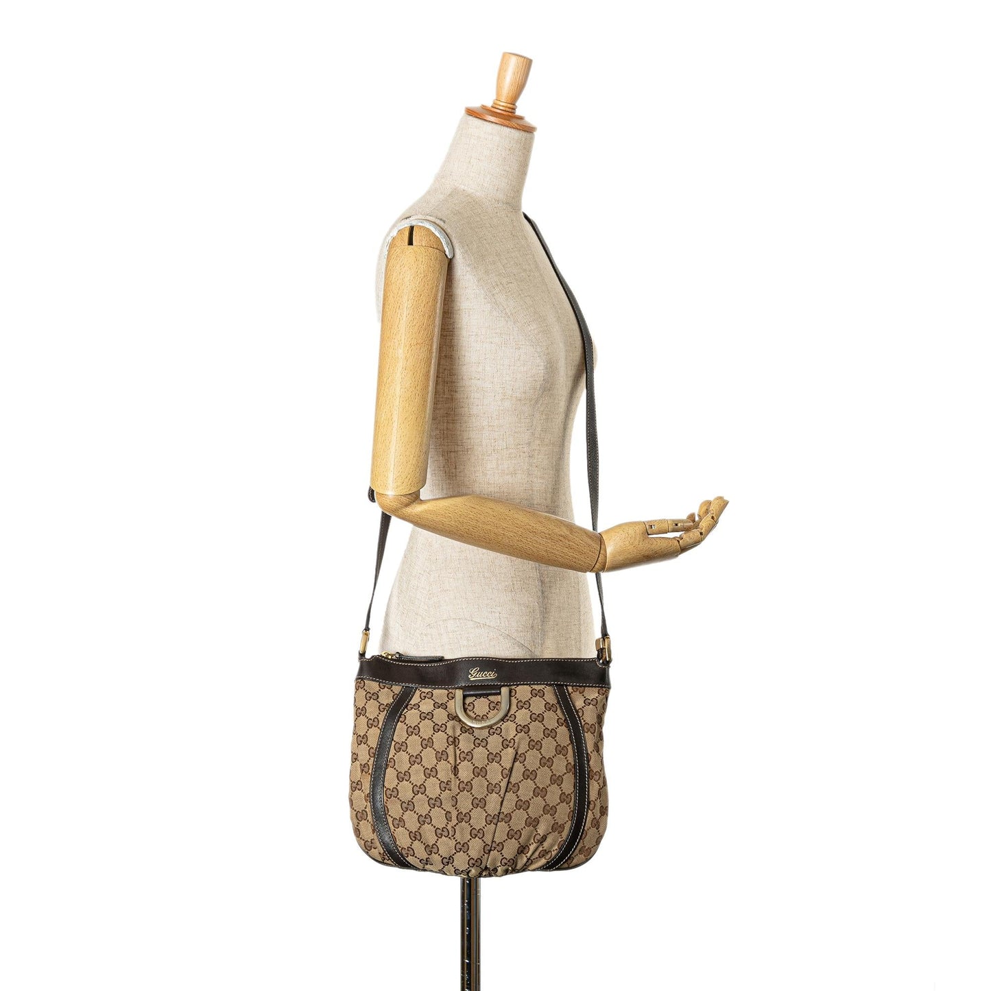 Gucci GG Canvas Abbey D Ring Crossbody (SHG-iCzpXw)