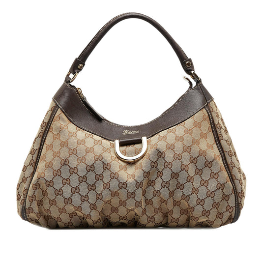 Gucci GG Canvas Abbey D-Ring Handbag (SHG-s9dIye)