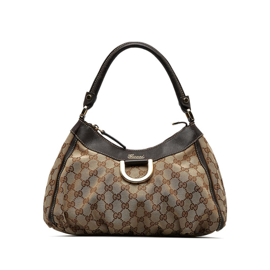 Gucci GG Canvas Abbey D-Ring Handbag (SHG-vki0C5)