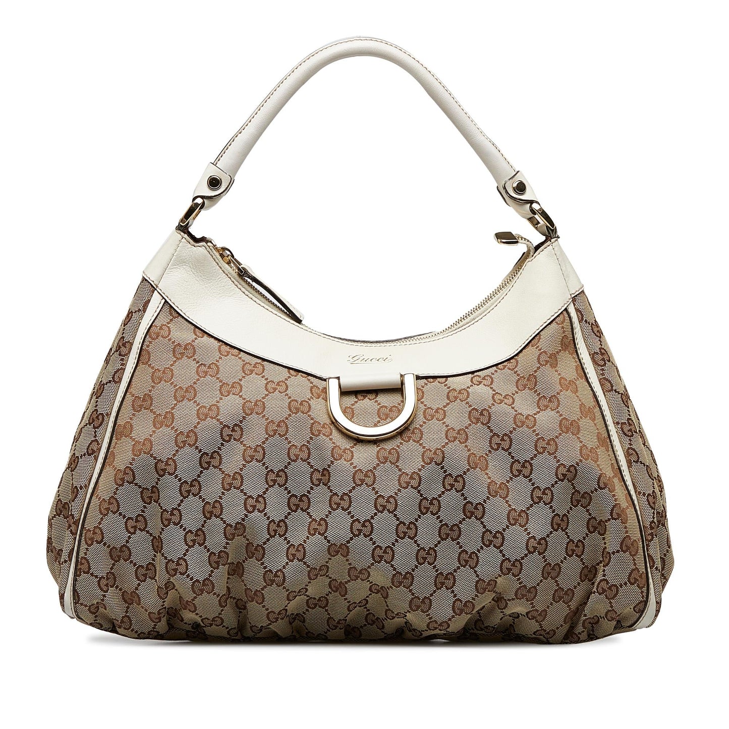 Gucci GG Canvas Abbey D-Ring Hobo (SHG-2f8JeY)