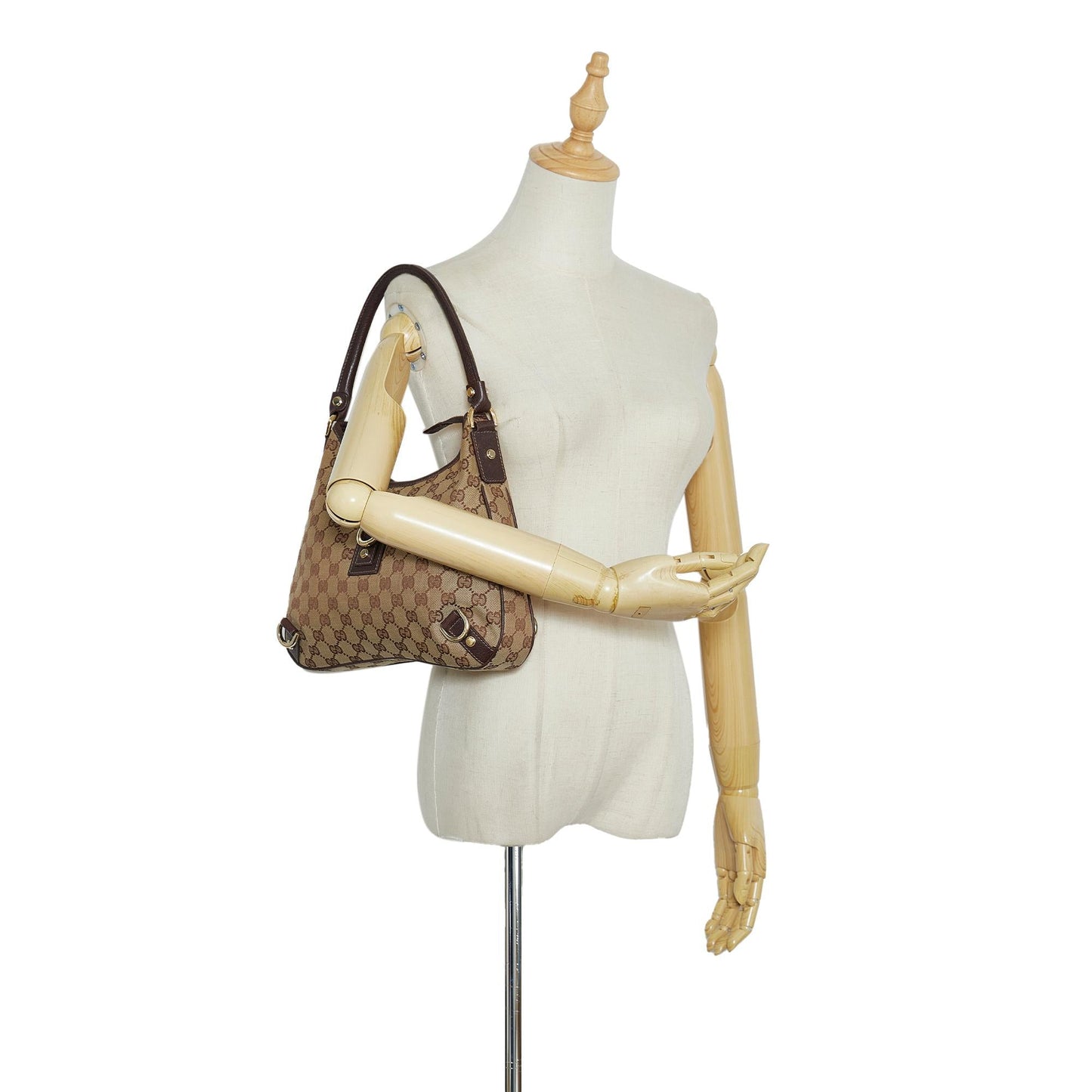 Gucci GG Canvas Abbey D-Ring Shoulder Bag (SHG-BnMG2X)