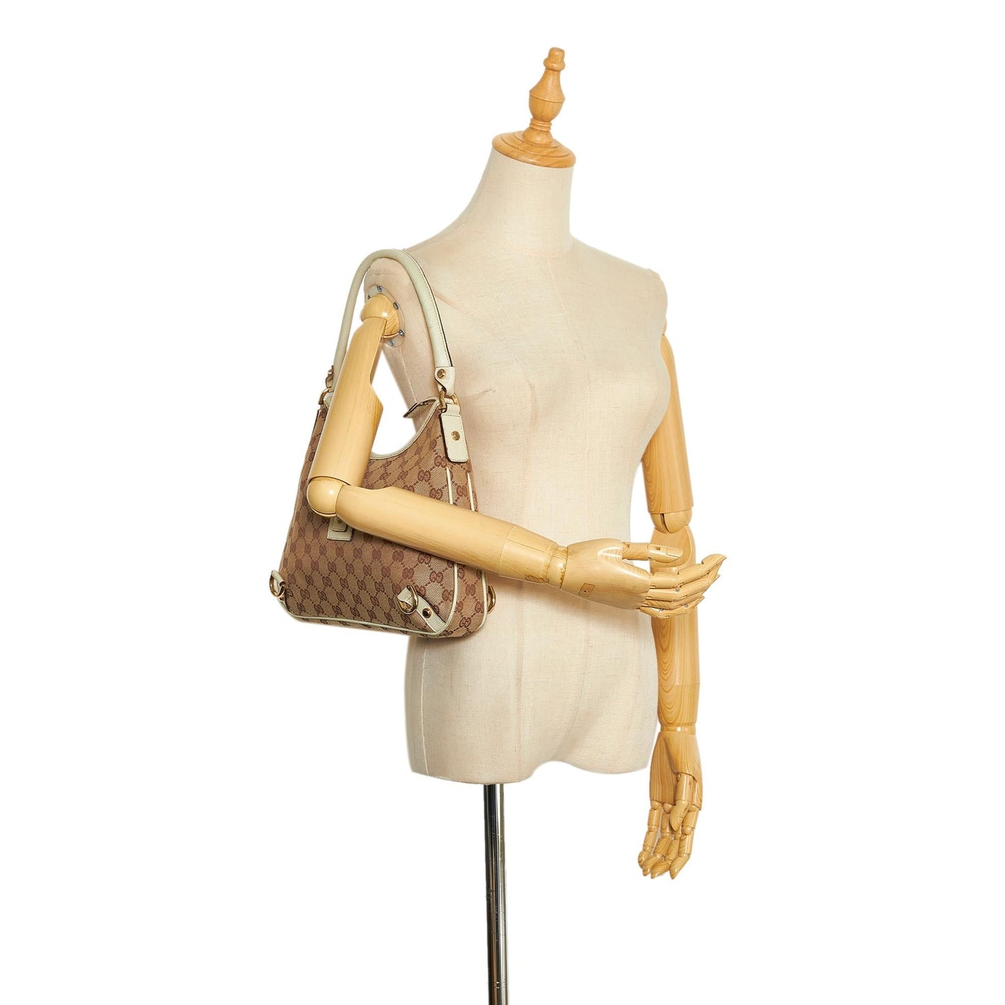 Gucci GG Canvas Abbey D-Ring Shoulder Bag (SHG-TV2HAe)