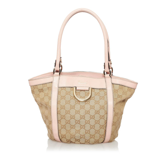 Gucci GG Canvas Abbey Tote Bag (SHG-noPqrr)
