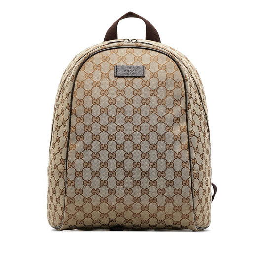 Gucci GG Canvas Backpack (SHG-SZhwLx)