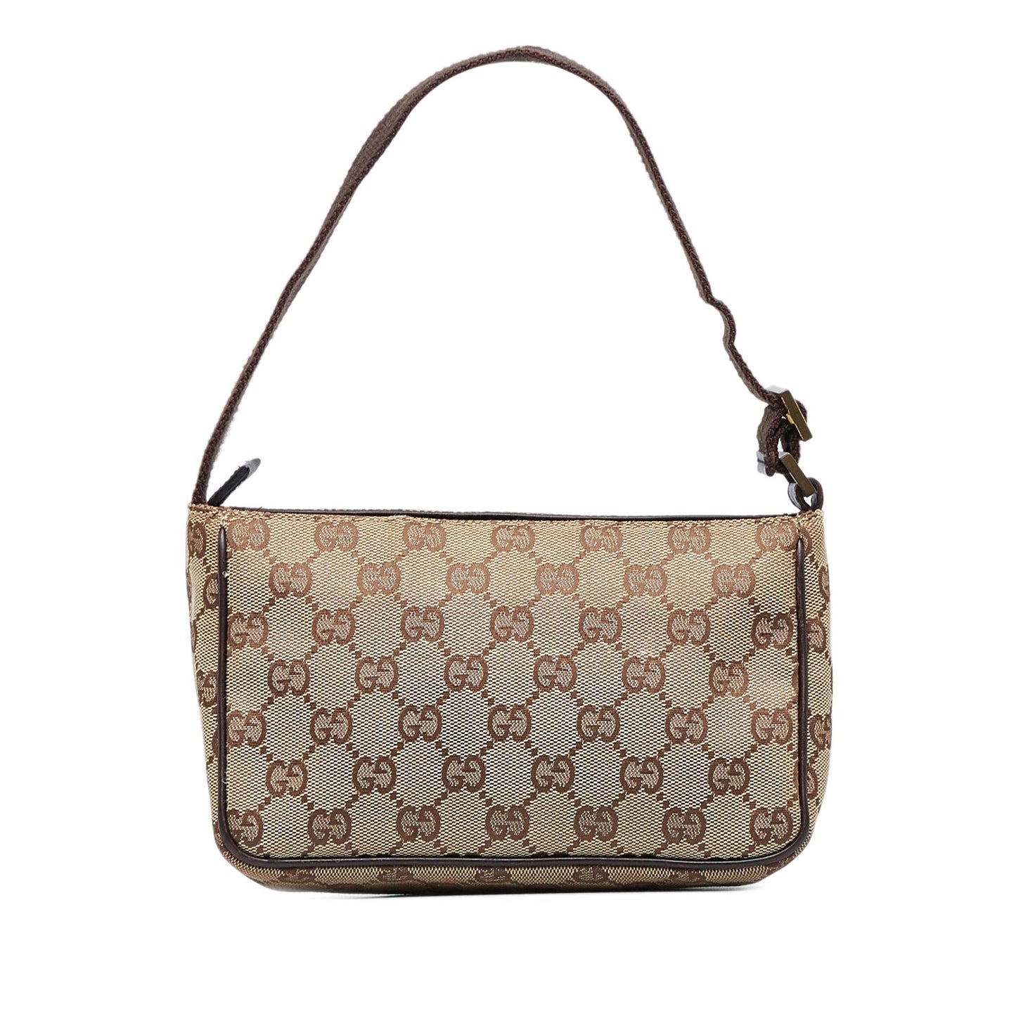 Gucci GG Canvas Baguette (SHG-LwbSCX)