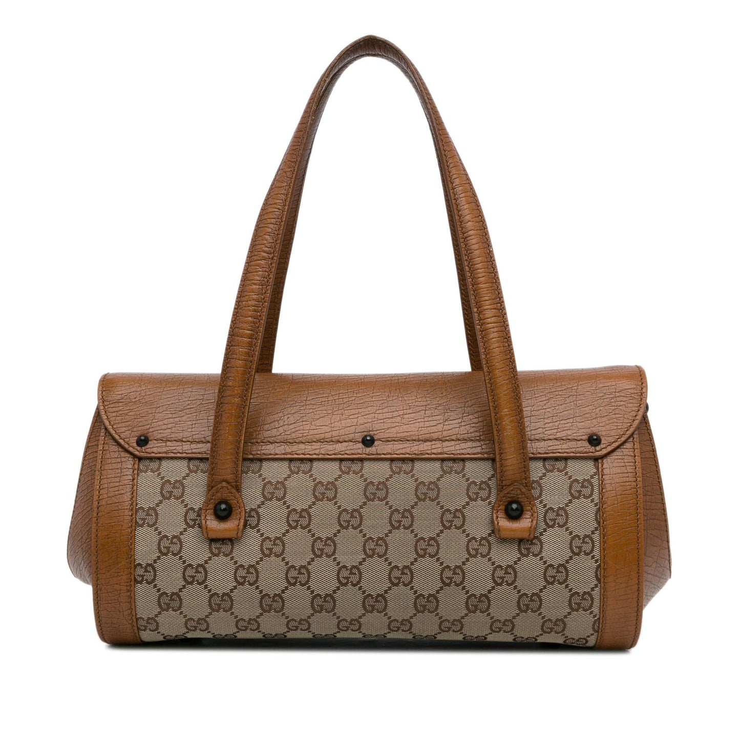 Gucci GG Canvas Bamboo Bullet Shoulder Bag (SHG-aCTqSs)