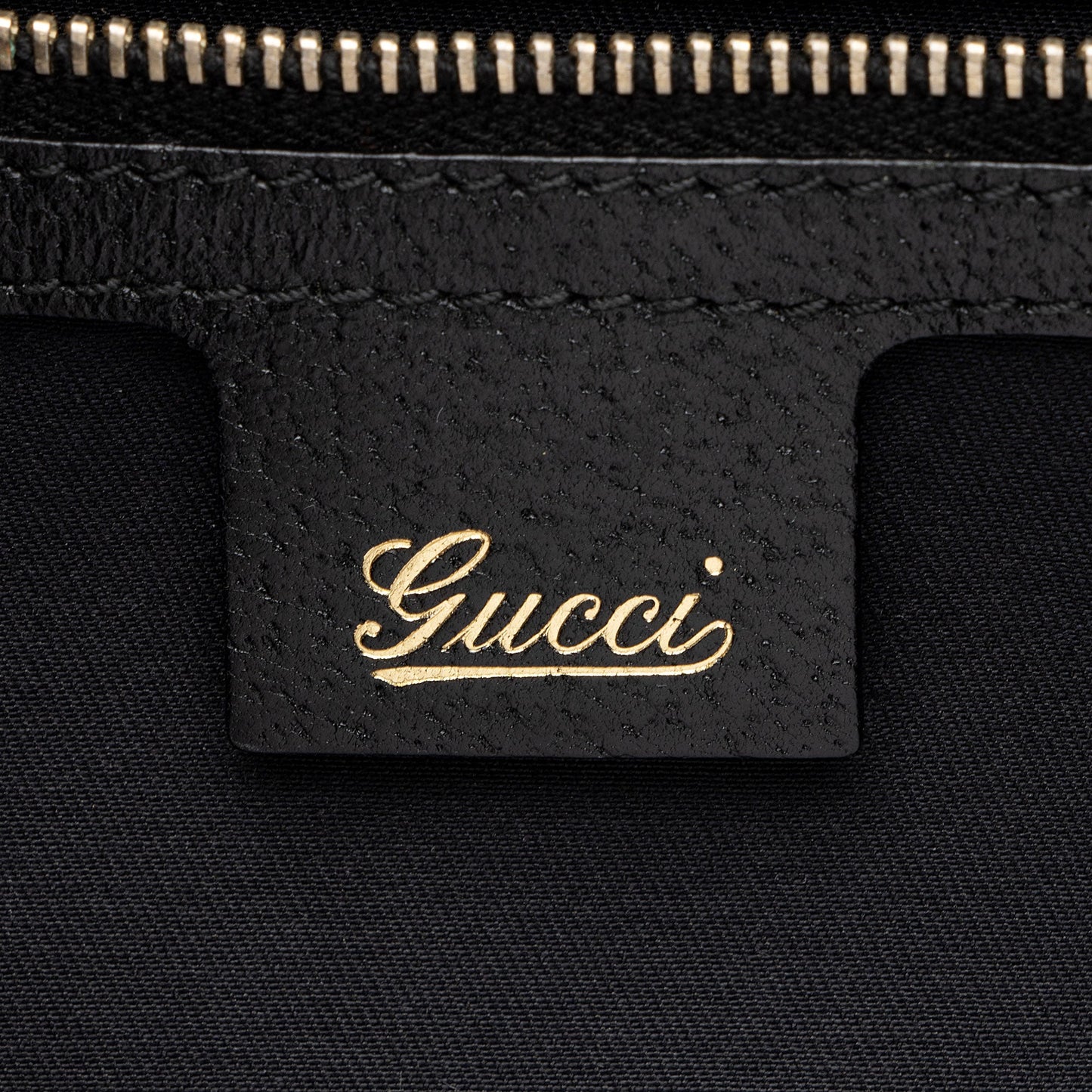 Gucci Leather Studded Web Bamboo Bullet Medium Satchel